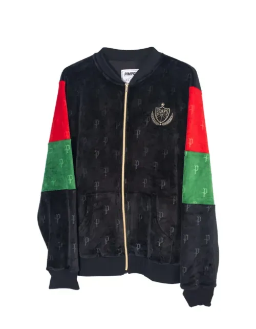 Poleron Pimps Hombre Zipper - Colección Scudetto - Negro
