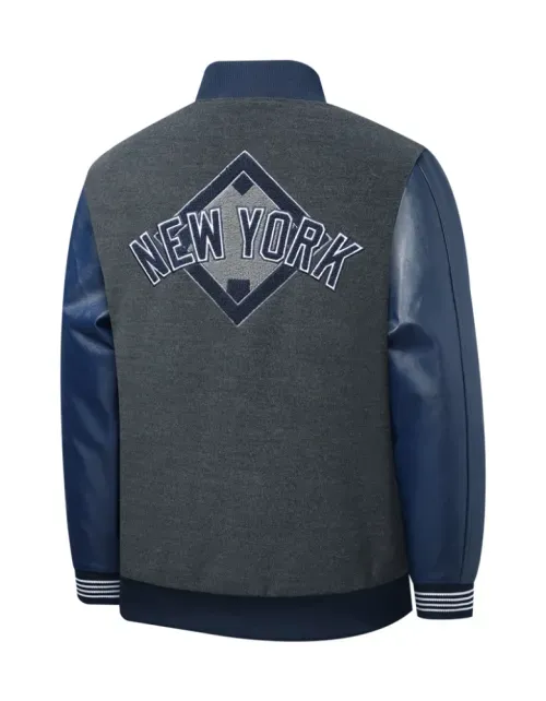 Chaqueta Bomber MLB Old Field Collection Hombre - New York Yankees - Negro