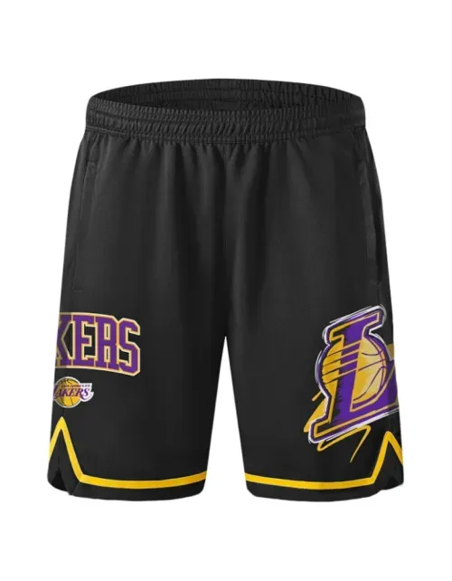 Short NBA Niño BK1 - Los Angeles Lakers - Negro