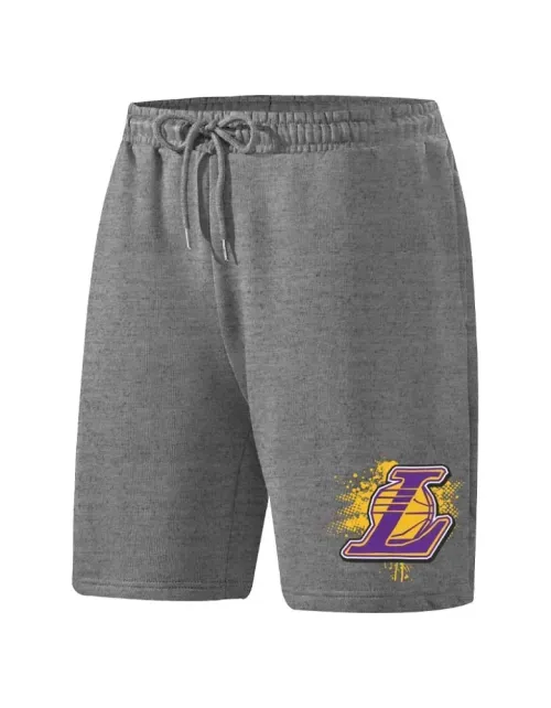 Short NBA Juvenil GY1 - Los Angeles Lakers - Gris