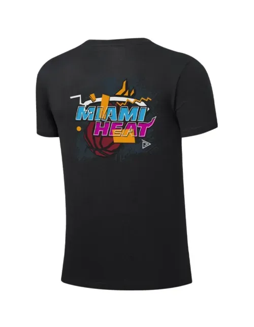 Polera NBA Juvenil - Miami Heat - Negro