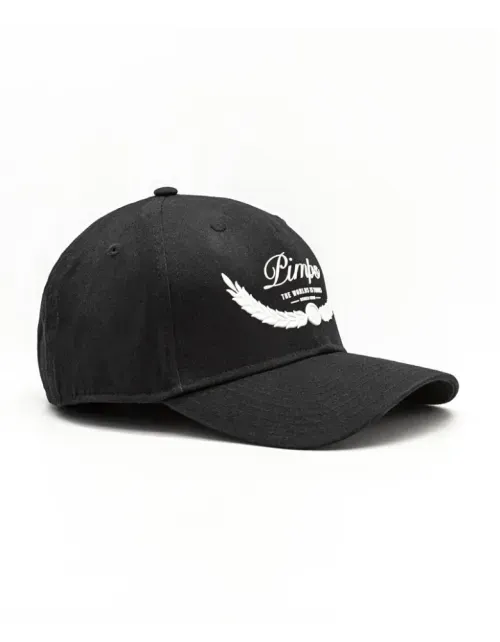 Gorra Dad Hat Pimps Curve - Colección Arpione - Negro