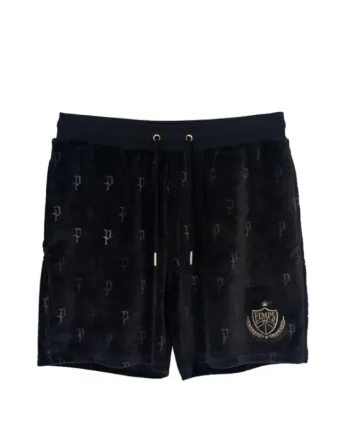 Short Pimps Hombre Plush - Colección Scudetto - Negro
