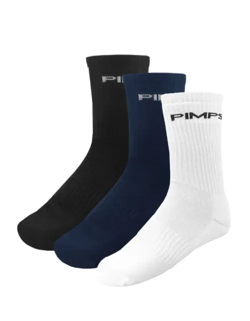 Pack 3 Pares de Calcetines Pimps Adulto -  Tricolor