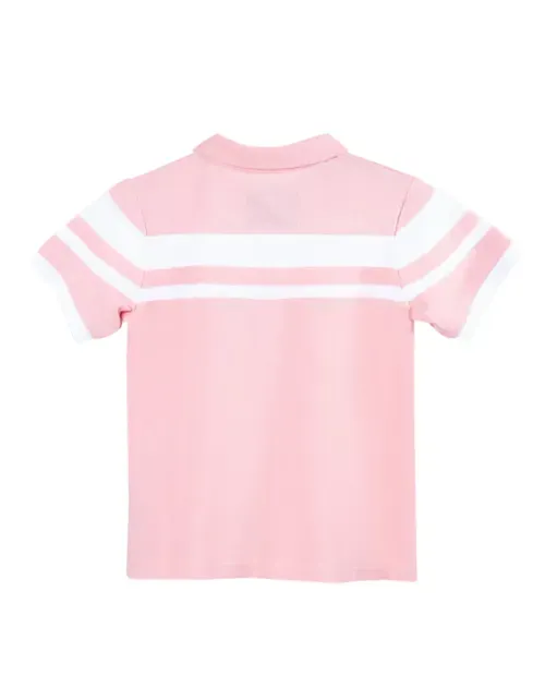 Polera Pimps Niña Piqué - Colección Heraldica - Rosa