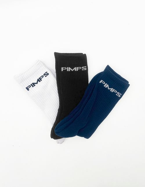 Pack 3 Pares de Calcetines Pimps - Juvenil - Tricolor