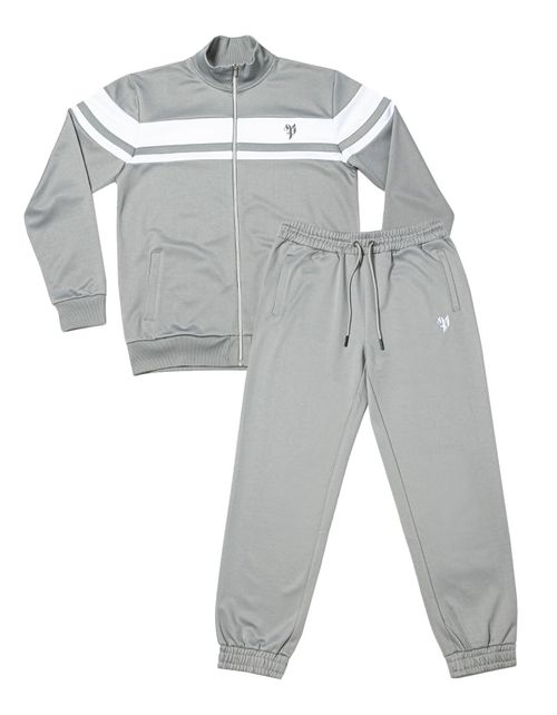 Buzo Conjunto Pimps Juvenil - Colección Heráldica - Gris