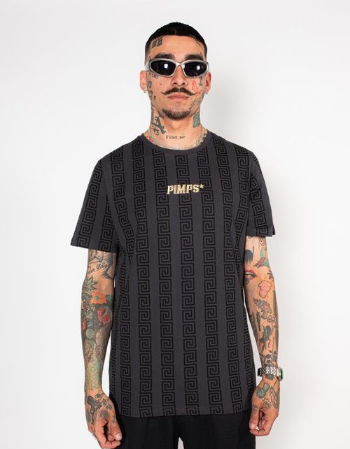 Polera Pimps Hombre - Colección Creta - Grafito