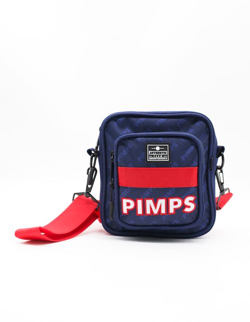 Crossbody Pimps - Duplex Multilogo - Azul