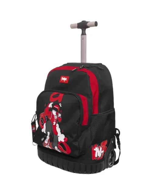 Mochila Pimps Street - Negro/Rojo