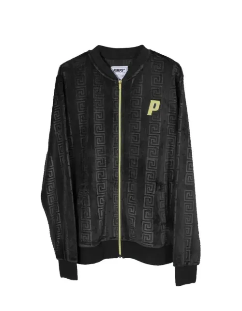 Poleron Pimps Hombre Zipper - Colección Creta - Negro