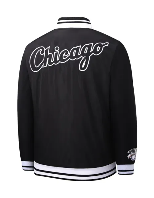 Chaqueta Bomber MLB Old Field Collection Hombre - Chicago White Sox - Blanco