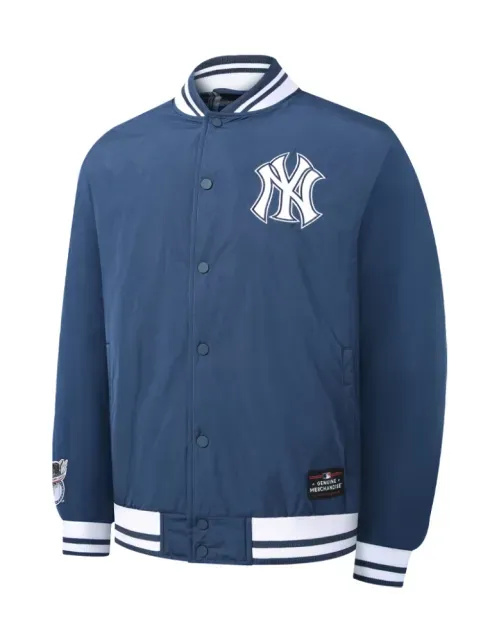 Chaqueta Bomber MLB Baseball Collection Hombre - New York Yankees - Azul