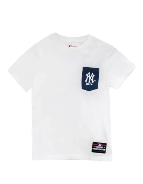 Polera MLB Niño WH1 - New York Yankees - Blanco