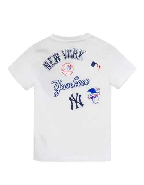 Polera MLB Niño WH1 - New York Yankees - Blanco