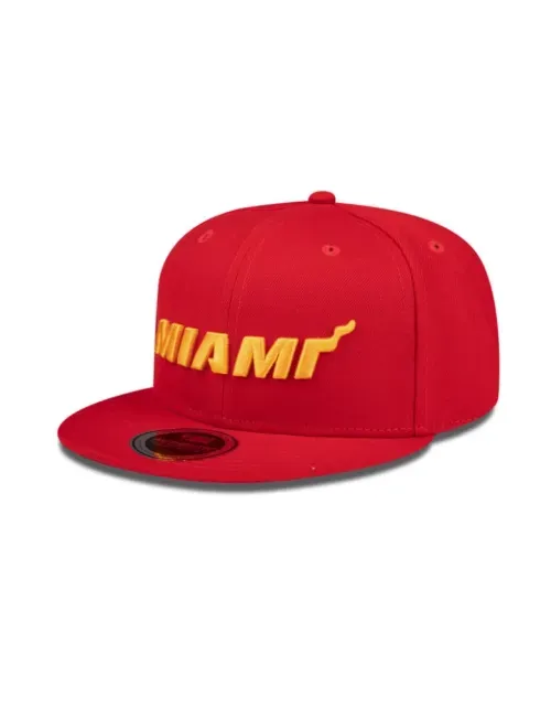 Gorra Snapback Authentic NBA - Miami Heat BU1 - Rojo