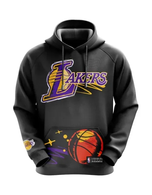 Poleron NBA Niño - Los Angeles Lakers - Negro