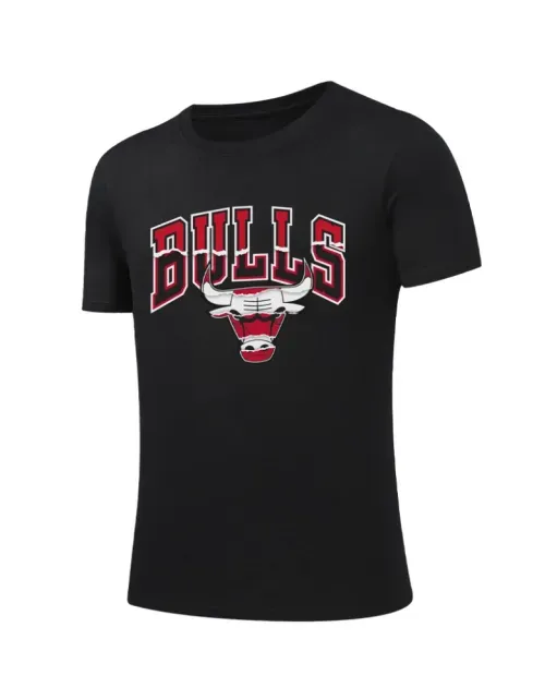Polera NBA Hombre - Chicago Bulls - Negro