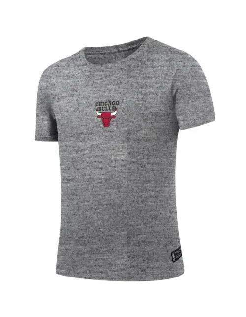 Polera NBA Juvenil - Chicago Bulls - Gris
