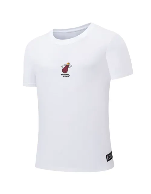 Polera NBA Juvenil - Miami Heat - Blanco
