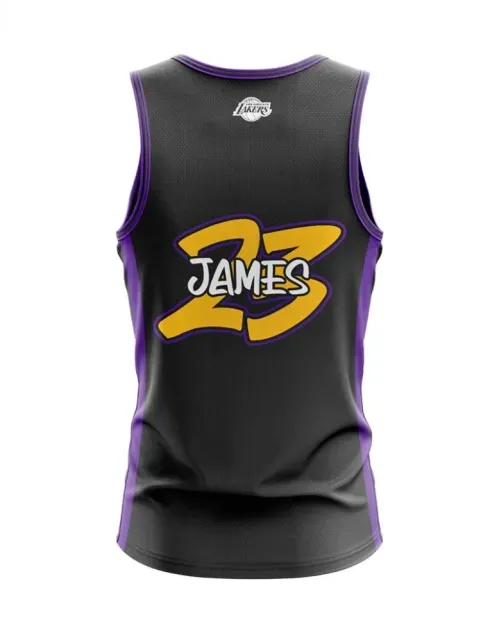 Camiseta NBA Players Hombre - Los Angeles Lakers - Negro