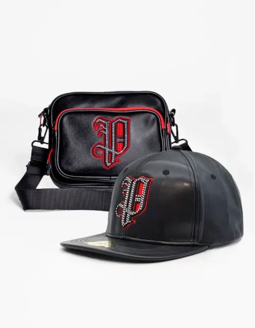 Pack Crossbody/Gorra Pimps - Aniversario XV - Rojo