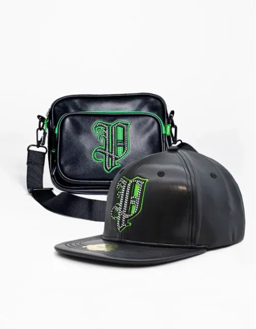 Pack Crossbody/Gorra Pimps - Aniversario XV - Verde