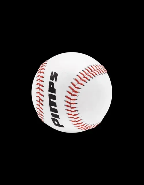 Pelota Baseball Pimps - 9 pulg - Blancas