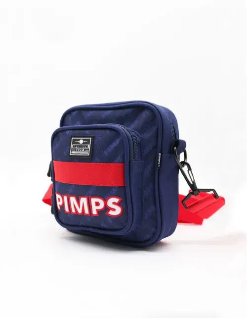 Crossbody Pimps - Duplex Multilogo - Azul