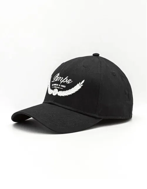 Gorra Dad Hat Pimps Curve - Colección Arpione - Negro