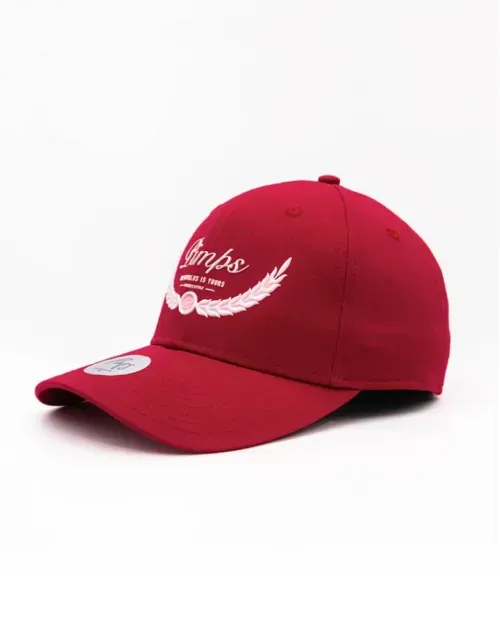 Gorra Dad Hat Pimps Curve - Colección Arpione - Rojo