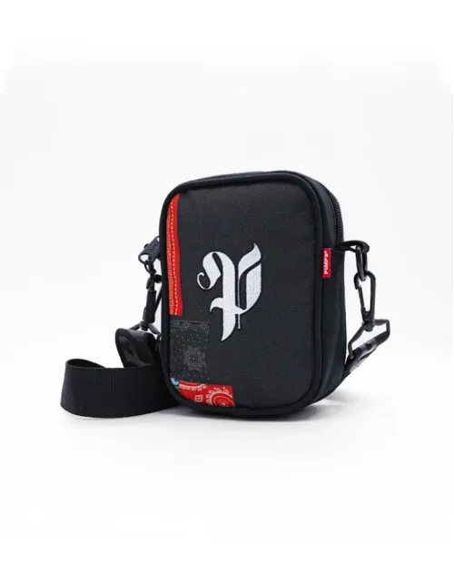 Crossbody Pimps Logo Heráldico - Bandana Negro