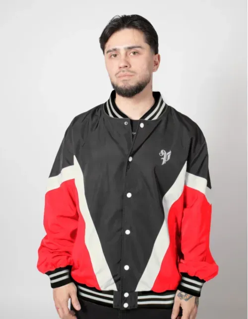 Chaqueta Pimps Hombre - Colección Heráldica - Negro/Rojo