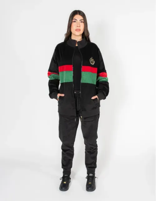 Buzo Conjunto Pimps Hombre Cotelé - Corduroy Scudetto - Negro