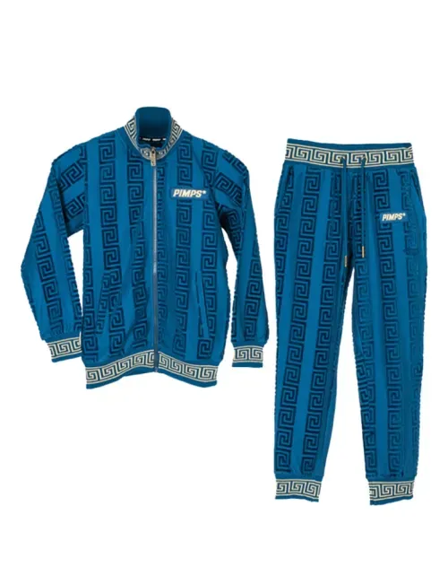 Buzo Conjunto Pimps Juvenil - Colección Creta - Azul