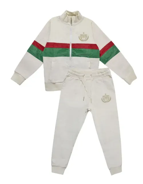 Buzo Conjunto Pimps Juvenil Cotelé - Corduroy Scudetto - Vainilla