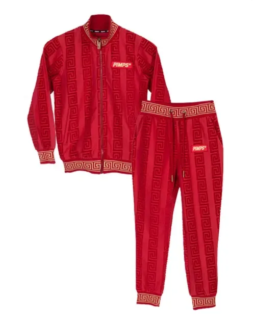 Buzo Conjunto Pimps Niño - Colección Creta - Rojo