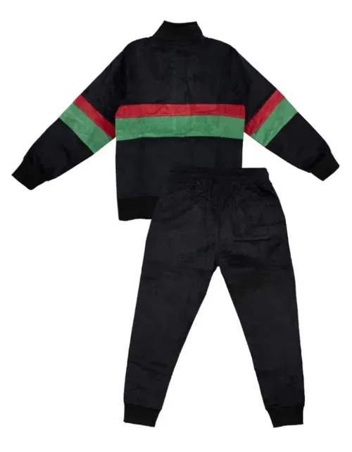 Buzo Conjunto Pimps Niño Cotelé - Corduroy Scudetto - Negro