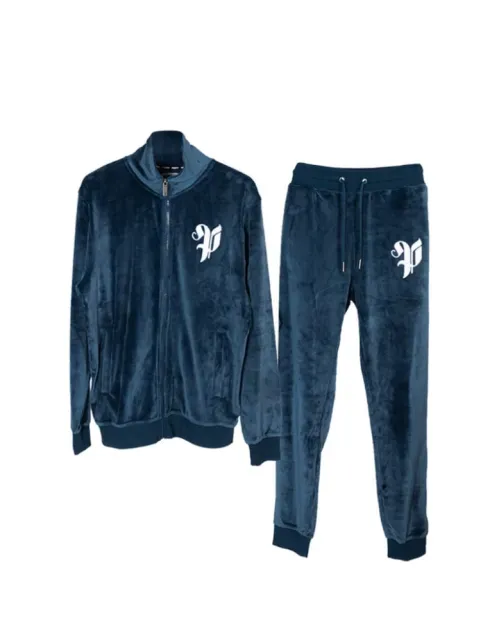 Buzo Conjunto Pimps Bebe - Colección Heráldica - Plush Azul