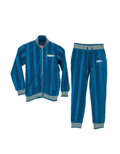 Buzo Conjunto Pimps Bebe - Colección Creta - Azul