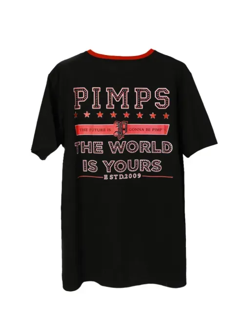 Polera Pimps Hombre - Coleccion Aniversario XV - Negro