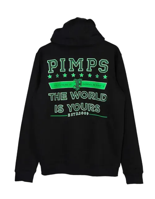 Poleron Pimps Hombre - Colección Aniversario XV - Verde