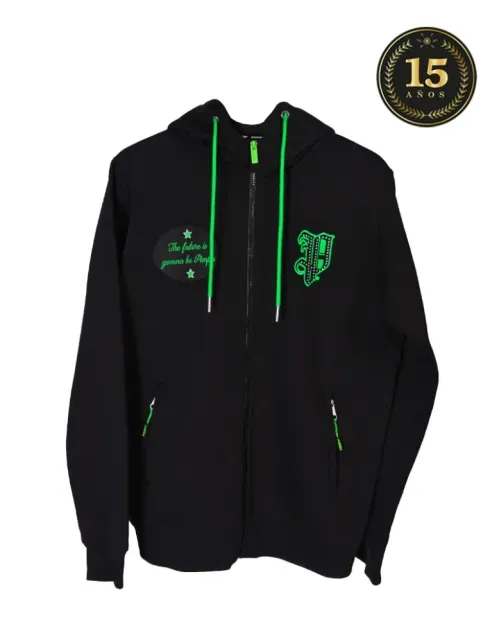 Poleron Pimps Hombre - Colección Aniversario XV - Verde