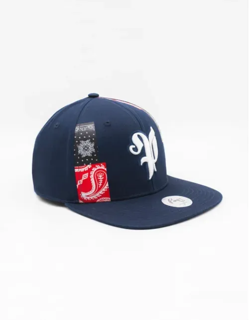 Gorra Snapback Pimps - Bandana Azul