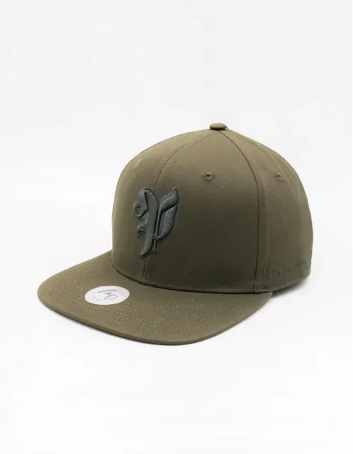 Gorra Snapback Pimps - Colección Heráldica - Verde Olivo
