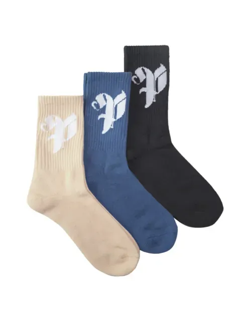 Pack 3 Pares de Calcetines Pimps Heráldica - Tricolor