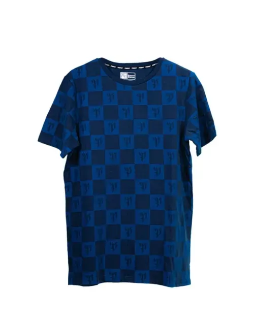 Polera Pimps Juvenil Cuadros - Colección Heráldica - Azul