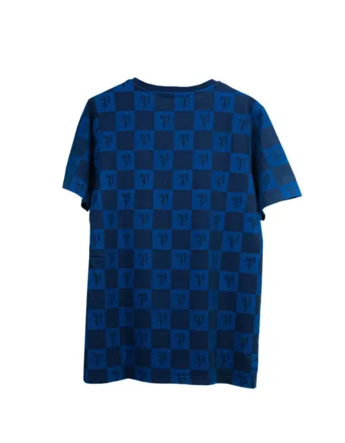 Polera Pimps Juvenil Cuadros - Colección Heráldica - Azul