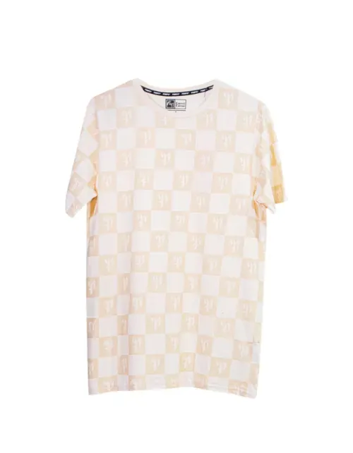 Polera Pimps Juvenil Cuadros - Colección Heráldica - Beige