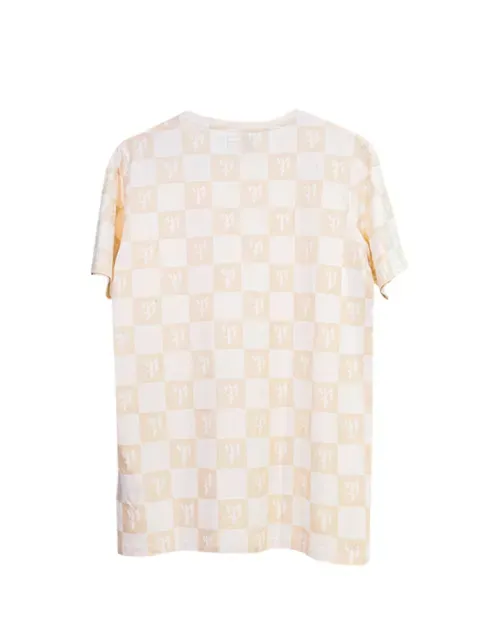 Polera Pimps Juvenil Cuadros - Colección Heráldica - Beige